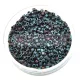 Miyuki Delica Japanese Seed Bead  size : 10/0 - 0325 Matte Metallic Blue Iris