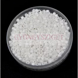   Miyuki Delica Japanese Seed Bead  size : 10/0 - 0351 Matte White