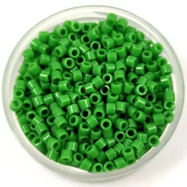  Miyuki Delica Japanese Seed Bead  - 10/0 - 724 - Opaque Green