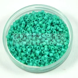   Miyuki Delica Japanese Seed Bead  size : 10/0 - 0729 Opaque Turquoise Green 10/0