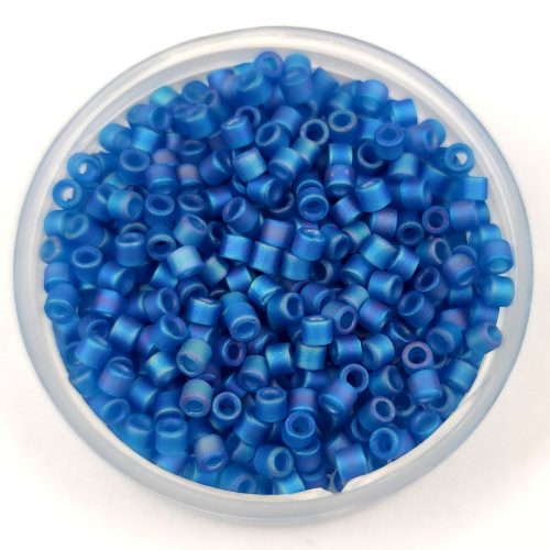 Miyuki Delica Japanese Seed Bead - 862 - Capri Blue AB Matt - 10/0