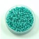 Miyuki Delica Japanese Seed Bead  size : 10/0 - 0878 Matte Opaque Turquoise Green AB 10/0