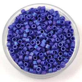   Miyuki Delica Japanese Seed Bead  - 880 - Matt Opaque Cobalt AB - 10/0