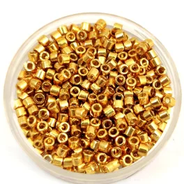   Miyuki Delica Japanese Seed Bead - 1832 - Duracoat Galvanized Light Gold - 10/0