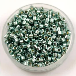   Miyuki Delica Japanese Seed Bead - 1846 - Duracoat Galvanized Dark Seafoam - 10/0
