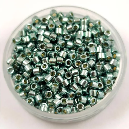 Miyuki Delica Japanese Seed Bead - 1846 - Duracoat Galvanized Dark Seafoam - 10/0