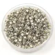 Miyuki Delica Japanese Seed Bead - 1851 - Duracoat Galvanized Light Pewter - 10/0