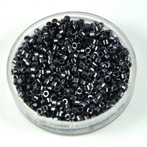 Miyuki Delica Japanese Seed Bead size : 11/0 – 0001 Gunmetal 20g