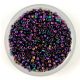 Miyuki Delica Japanese Seed Bead  size : 11/0 - 0004 Metallic Dark Plum Iris 