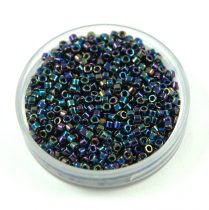 Miyuki delica gyöngy 0005 - metál kék irisz - 11/0