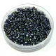 Miyuki Delica Japanese Seed Bead  size : 11/0 - 0006 Gunmetal Iris 