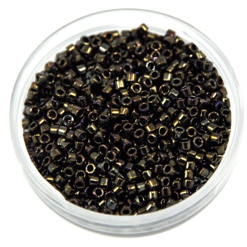 Miyuki Delica Japanese Seed Bead size : 11/0 - 0007 Metallic Brown Iris 20g