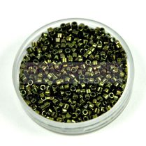   Miyuki delica gyöngy 0011 - Metallic Dark Olive - 11/0 - 20g-AKCIOS