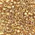 Miyuki Delica Japanese Seed Bead  size : 11/0 - 0034 - 24K Gold Light Plated