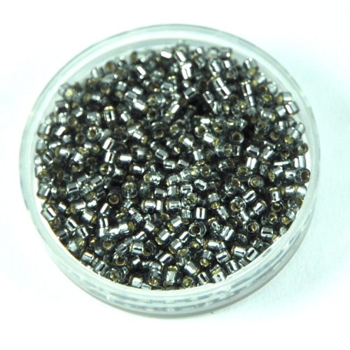 Miyuki delica gyöngy 0048 -  Silver Lined Gray - 11/0 - 50g-AKCIOS