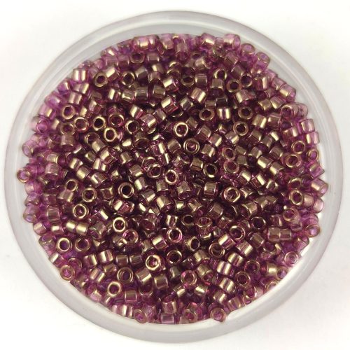 Miyuki Delica Japanese Seed Bead  - 108 - Amethyst Gold Luster - 11/0
