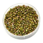 Miyuki delica gyöngy 0133 - Gold Luster Rainbow Olive - 11/0