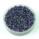 Miyuki Delica Japanese Seed Bead  size : 11/0 - 0134 Opaque Purple Gray Rainbow Luster