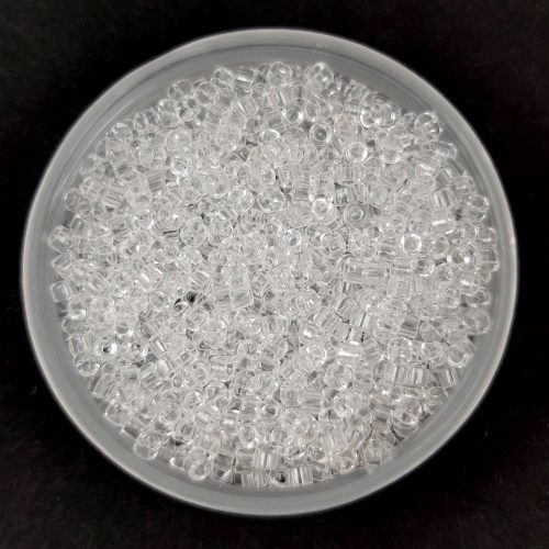 Miyuki Delica Japanese Seed Bead  size : 11/0 - 0141 - Crystal 