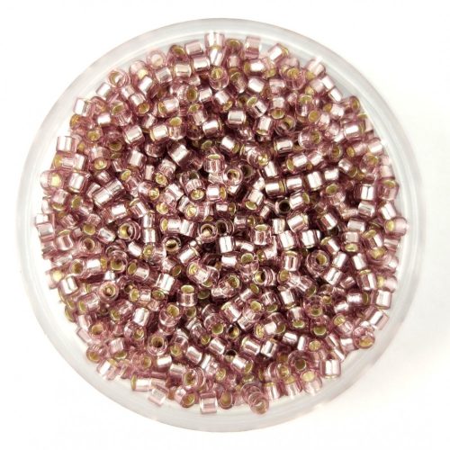Miyuki delica gyöngy 0146 - Silver Lined Light Smoky Amethyst - 11/0