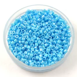   Miyuki Delica Japanese Seed Bead  size : 11/0 - 0164 Opaque lt Green AB 