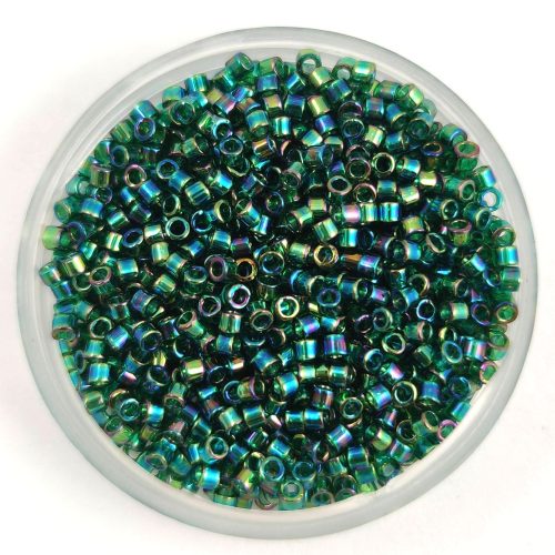 Miyuki delica gyöngy 0175 - Transparent Emerald AB - 11/0