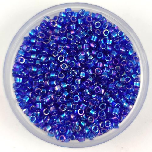 Miyuki Delica Japanese Seed Bead  - 178 - Transparent Cobalt AB - 11/0