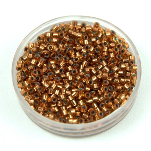 Miyuki Delica Japanese Seed Bead  size : 11/0 - 0181 - Silver Lined Light Bronze