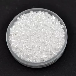   Miyuki Delica Japanese Seed Bead  size : 11/0 - 0201 White Pearl Ceylon 