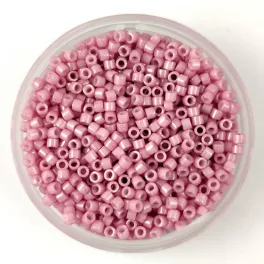   Miyuki Delica Japanese Seed Bead  size : 11/0 - 0210 Opaque Antique Rose Luster 