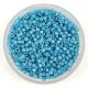 Miyuki Delica Japanese Seed Bead  size : 11/0 - 0218 - Opaque Glazed Light Blue Luster