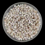 Miyuki Delica Japanese Seed Bead  size : 11/0 - 223 - Silver Lined Opal White AB