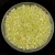Miyuki Delica Japanese Seed Bead  - 232 - Dyed Yellow Lined Ceylon Crystal - 11/0