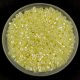 Miyuki Delica Japanese Seed Bead  - 232 - Dyed Yellow Lined Ceylon Crystal - 11/0