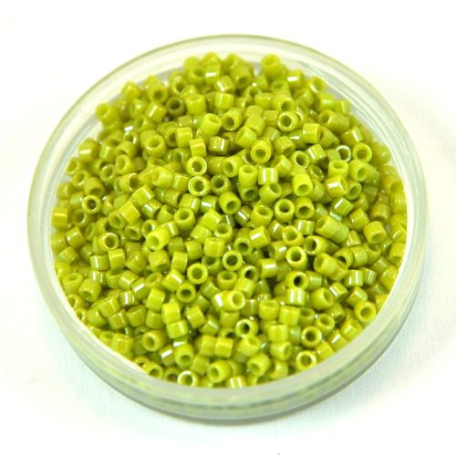 Miyuki Delica Japanese Seed Bead  size : 11/0 - 0262 Opaque Chartreuse Luster 