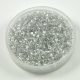 Miyuki delica gyöngy 0271 - Silver Gray Lined Crystal - 11/0 - 50g-AKCIOS