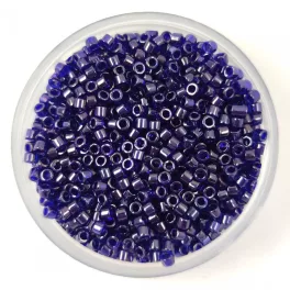   Miyuki Delica Japanese Seed Bead size : 11/0 - 0277 Opaque Cobalt Luster