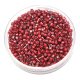 Miyuki delica gyöngy 0280 - Cranberry Lined Crystal Luster - 11/0 - 50g-AKCIOS