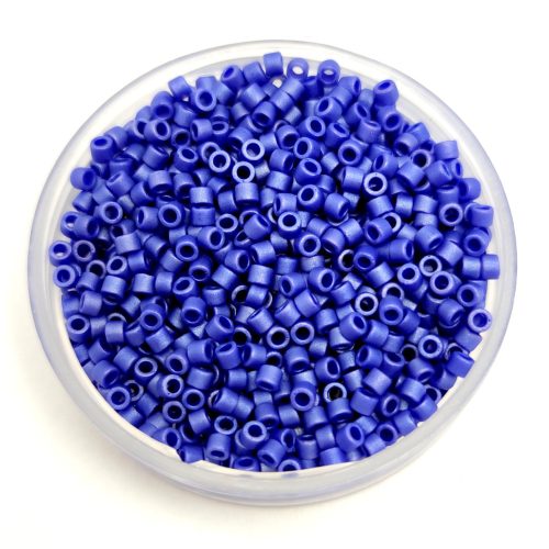 Miyuki delica gyöngy 0361 - lüszteres matt bíborkék - 11/0 - 50g-AKCIOS