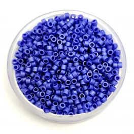   Miyuki Delica Japanese Seed Bead  size : 11/0 - 361 - Matt Opaque Luster Cobalt