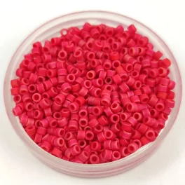   Miyuki Delica Japanese Seed Bead  size : 11/0 - 0362 Matte Red Luster