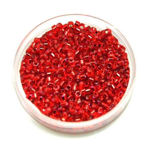 Miyuki delica gyöngy 0603 - Silver Lined Brick Red - 11/0 - 50g - AKCIOS