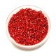 Miyuki Delica Japanese Seed Bead  size : 11/0 - 0603 Silver Lined Dark Red 