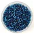 Miyuki Delica Japanese Seed Bead  size : 11/0 - 0608 Silver Lined Blue Zircon