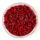 Miyuki Delica Japanese Seed Bead  size : 11/0 - 0654 Dyed Opaque Cranberry 