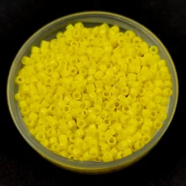   Miyuki Delica Japanese Seed Bead  size : 11/0 - 0721 Opaque Yellow 