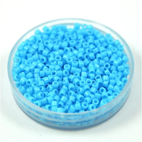 Miyuki Delica Japanese Seed Bead  size : 11/0 - 0725 Opaque Turquoise Blue 