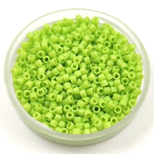Miyuki delica gyöngy 0733 - Opaque Green Apple - 11/0 - 50g-AKCIOS
