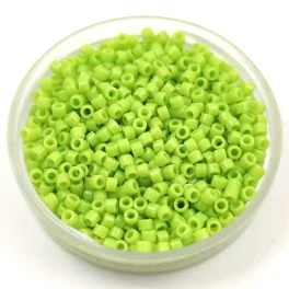   Miyuki Delica Japanese Seed Bead  size : 11/0 - 0733 Opaque Chartreuse