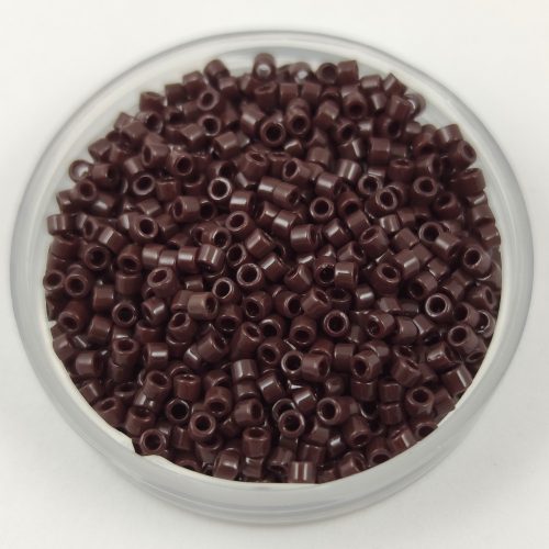 Miyuki Delica Japanese Seed Bead  size : 11/0 - 0734 Opaque Chocolate